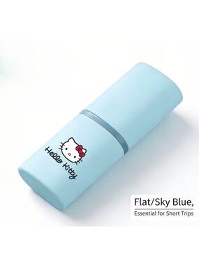 Hello Kitty Travel Toothbrush Holder Case Portable Toothpaste Organizer Blue